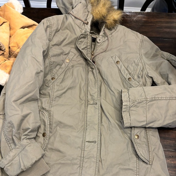 American Eagle Outfitters Khaki Utility Jacket - Picture 3 of 8